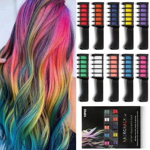 10pcs washable hair - hair, chalk