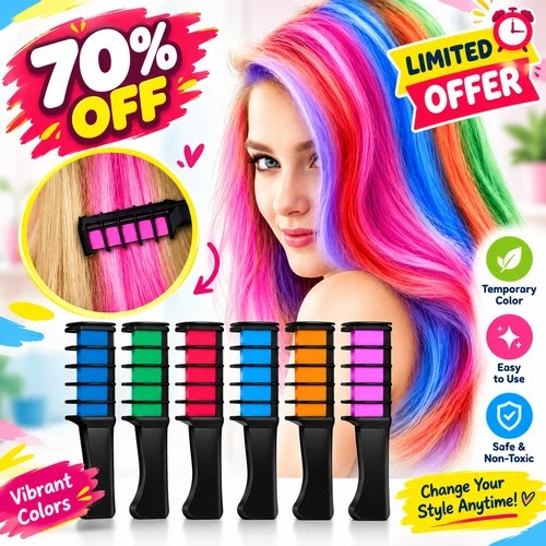 Colors temporary hair chalk - 12,