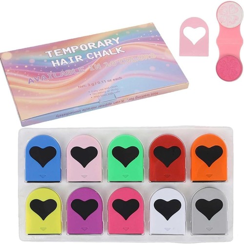 Colours hair chalks for - 10,