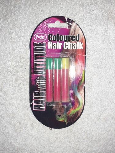 Piece coloured hair chalk - coloured,