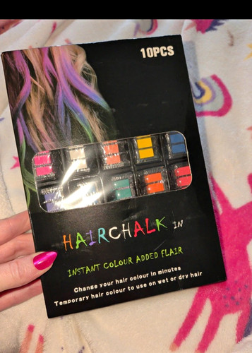 Temporary wash out hair chalk - temporary, wash-out