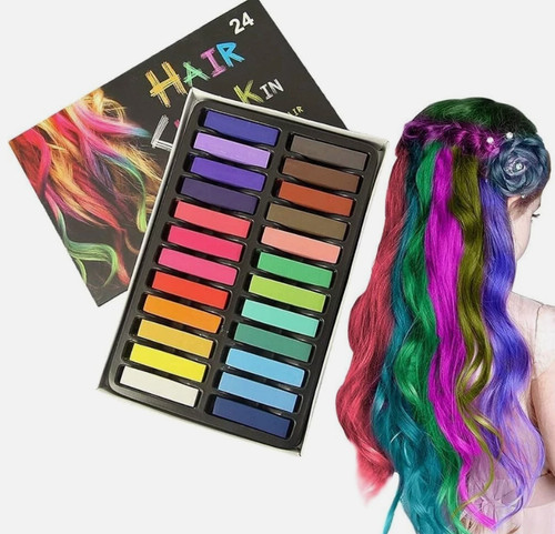 Hair chalk temporary - hair,