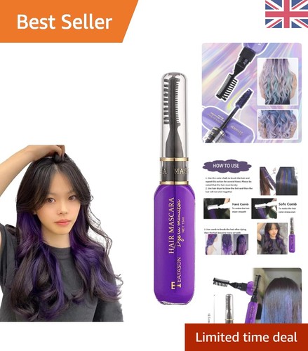 Purple temporary hair spray - purple,
