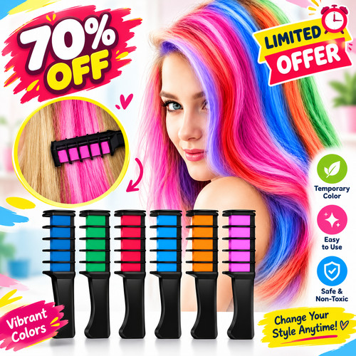 Chalk comb temporary hair - temporary,