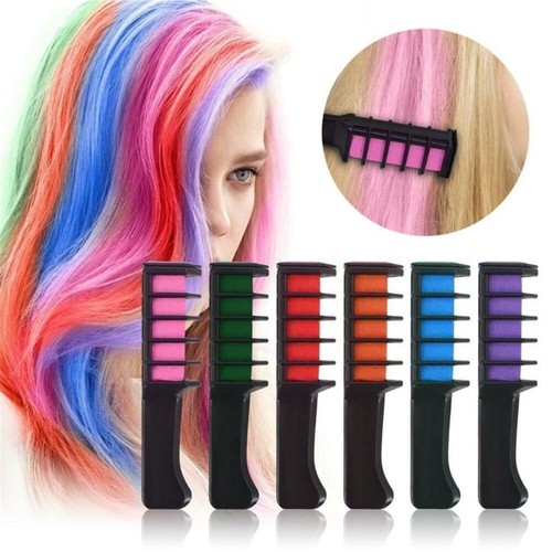Hair chalk comb temporary - chalk,
