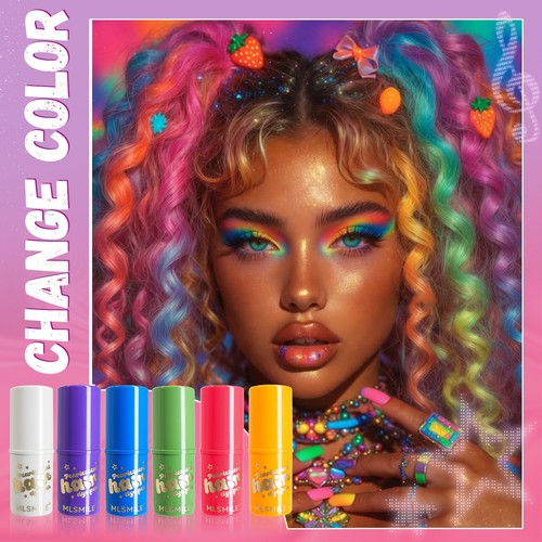 Colors temporary hair - 6,