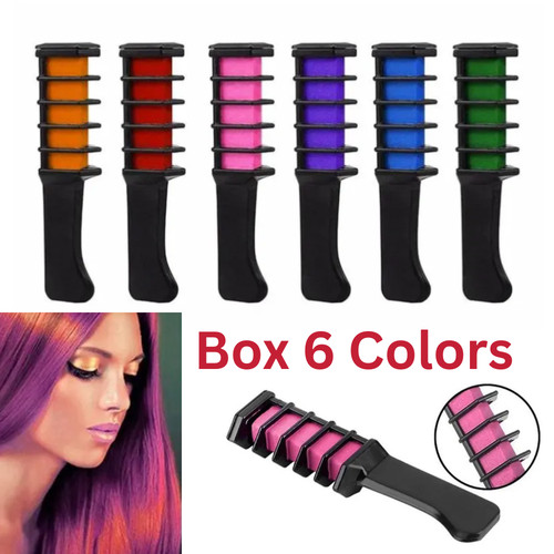Box color hair chalk - box,