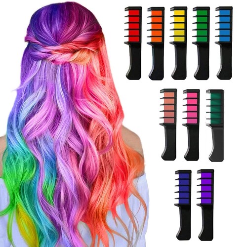 Hair chalk comb new temporary - hair,