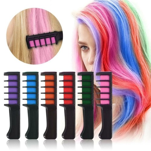 Chalk comb temporary hair - chalk,