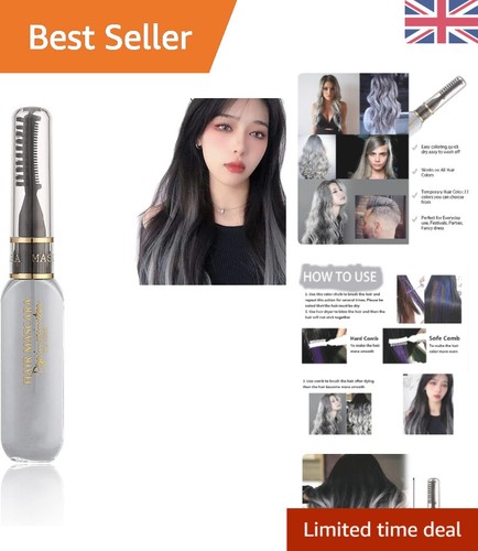 Natural grey hair chalk - hair, |