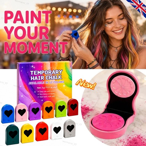 Colors temporary hair - hair, chalk