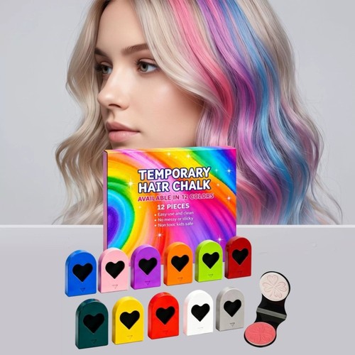 Colors temporary hair chalk - 12,