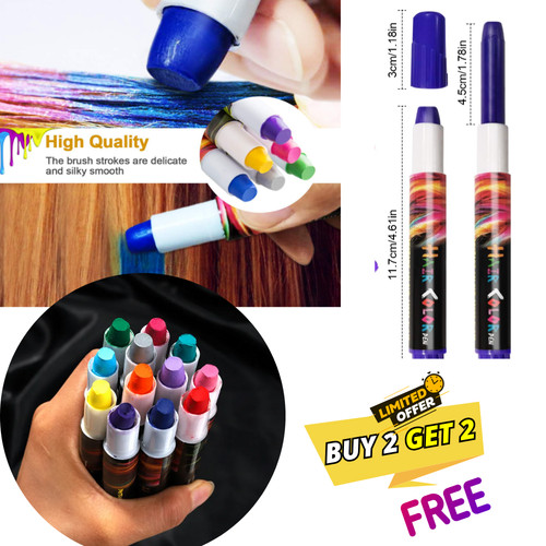 Hair chalk for kids - kids, girls